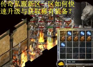 传奇私服新区一区如何快速升级与获取稀有装备？
