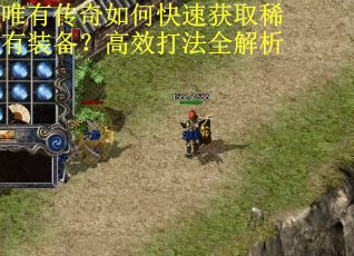 唯有传奇如何快速获取稀有装备?高效打法全解析 唯有传奇如何快速获取稀有装备?高效打法全解析