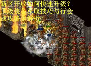 新区开放如何快速升级？顶级装备获取技巧与行会战攻略全解析