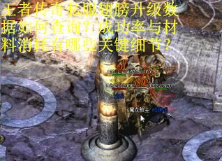 王者传奇私服翅膀升级数据如何查询?成功率与材料消耗有哪些关键细节? 王者传奇私服翅膀升级数据如何查询?成功率与材料消耗有哪些关键细节?