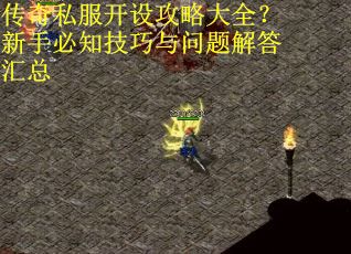传奇私服开设攻略大全?新手必知技巧与问题解答汇总 传奇私服开设攻略大全?新手必知技巧与问题解答汇总