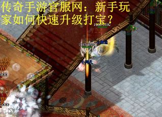 传奇手游官服网：新手玩家如何快速升级打宝？