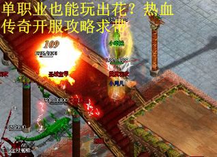 单职业也能玩出花？热血传奇开服攻略求带