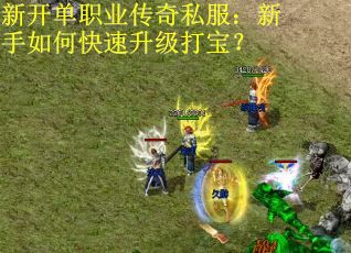 新开单职业传奇私服：新手如何快速升级打宝？