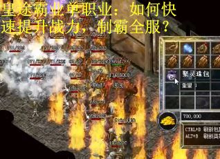 皇途霸业单职业：如何快速提升战力，制霸全服？