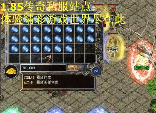 1.85传奇私服站点：体验精彩游戏世界尽在此