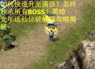 如何快速升至满级？怎样秒杀所有BOSS？黑暗光年送仙位破解版攻略揭秘