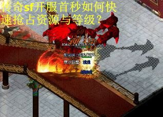 传奇sf开服首秒如何快速抢占资源与等级？
